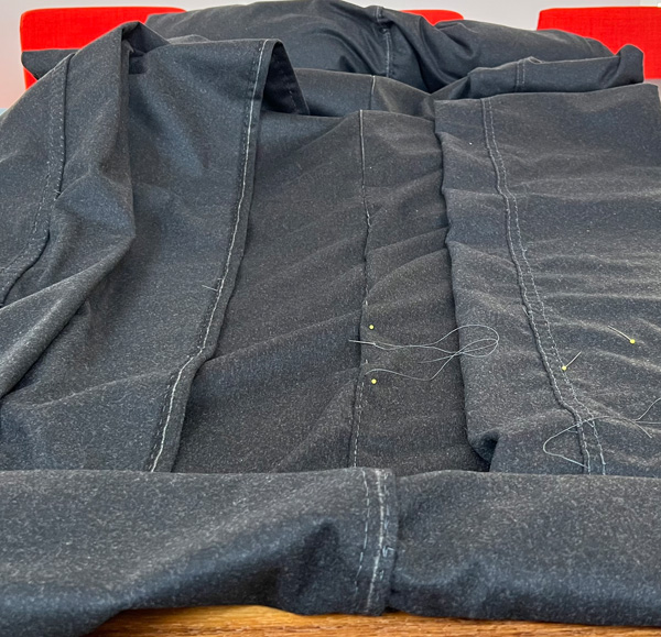 Leichte Tasche mür Macbook aus Naturfilz und Leder, handgenäht